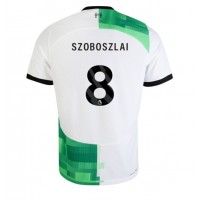 Liverpool Szoboszlai Dominik #8 Vonkajší futbalový dres 2023-24 Krátky Rukáv